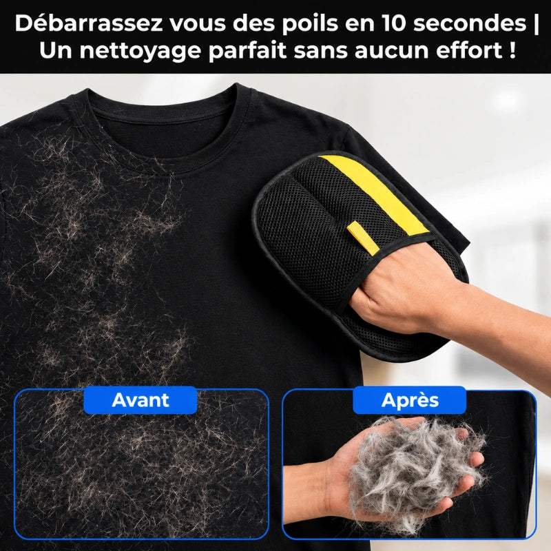 MagicSwift™ | Le Gant Anti-Poils Réutilisable pour Chien & Chat