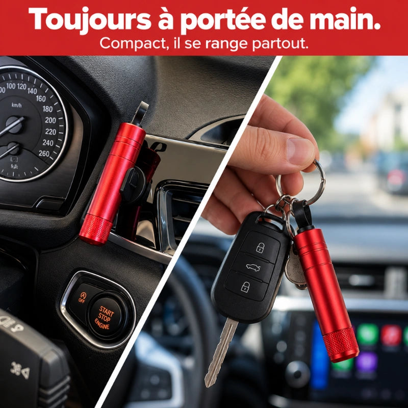 Le brise-vitre coupe-ceinture 2-en-1 | SafeBreak-X