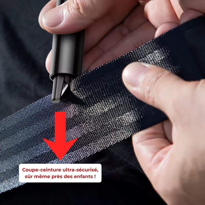 Le brise-vitre coupe-ceinture 2-en-1 | SafeBreak-X