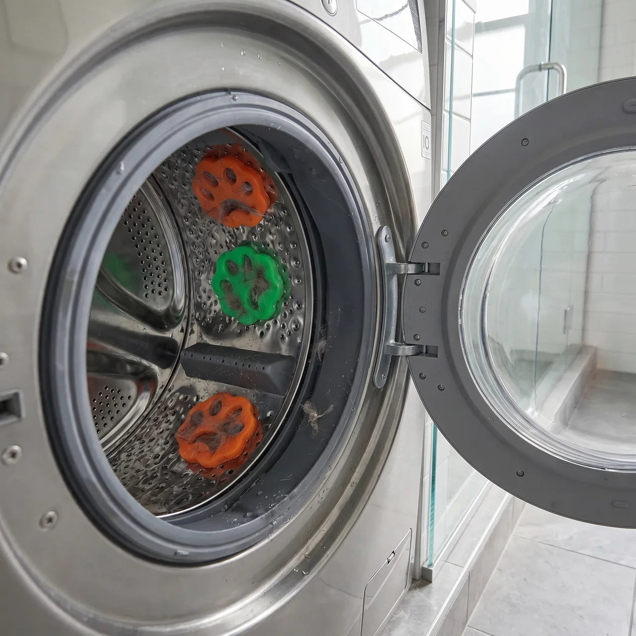 Attrape-poils pour lave-linge